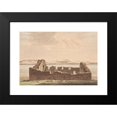 thumbnail image 2 of Oluf Olufsen Bagge 18x14 Black Modern Framed Museum Art Print Titled - Church Ruin in Greenland. Illustration to W.A. Graah. Study Journey to the East Coast of Greenland 3 (1831 - 1832), 2 of 5