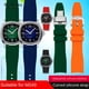 thumbnail image 2 of Correa de reloj de silicona curvada resistente al agua para la serie de TV Mido New Multifort M049.526, correa de reloj de goma de 22 mm, pulsera suave para hombre, 2 of 5