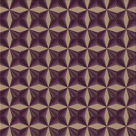 Ahgly Company Indoor Square Patterned Dark Almond Brown Area Rugs, 7' Square