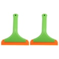thumbnail image 1 of Unique Bargains 2 Pcs Window Mirror Car Windshield Squeegee Car Water Blade Water Wiper Shower Squeegee Silicone Green, 1 of 9