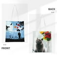 thumbnail image 3 of Custom Picture Canvas Tote Bag, Double-Sided Customizable, Personalized Reusable Bag, 16X15 Inches., 3 of 8