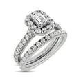 thumbnail image 2 of 14KT White Gold 1Ct.Tw. Diamond keyani Bridal Ring, 2 of 4