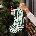 thumbnail image 5 of Salouo Palm Branch With Leaves Print Christmas Decorations Stockings 1 Pack 18'' Xmas Stockings Holiday Stocking Personalized Farmhouse Decor for Home Family Party Tree, 5 of 7