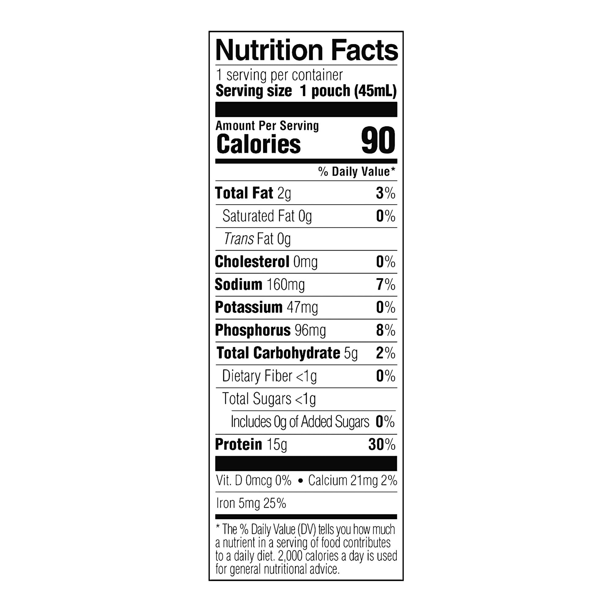 ProSource TF Free Tube Feeding Formula Unflavored 1.5 oz Pouch 100 Ct