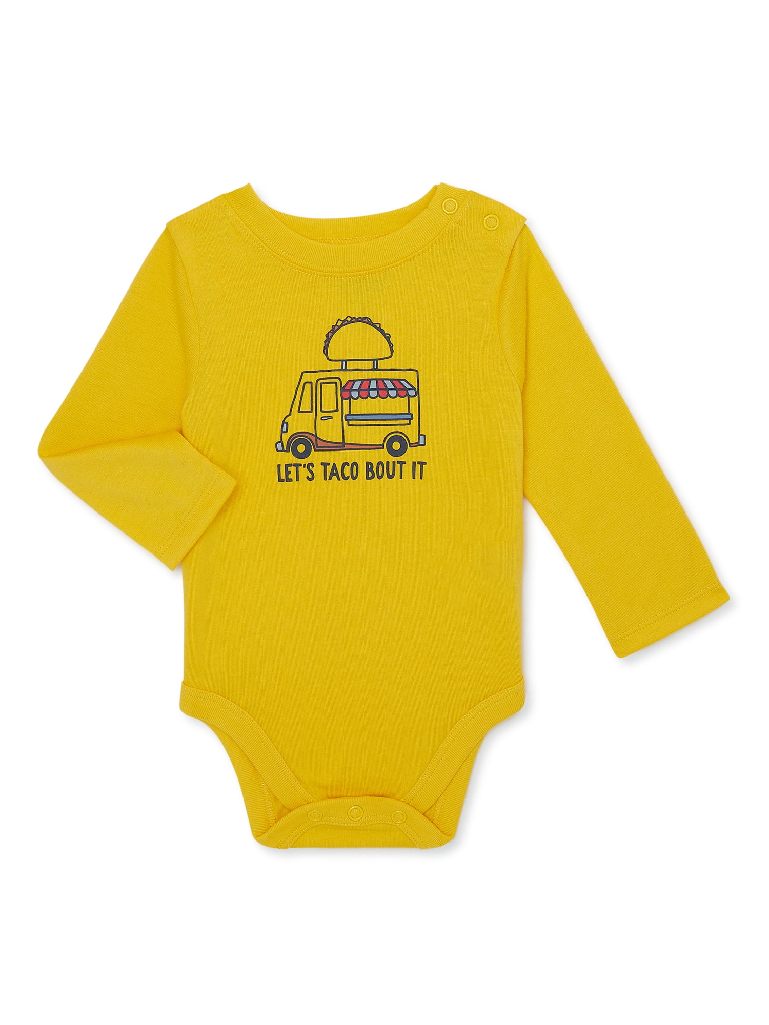 Garanimals Baby Boy Long Sleeve Graphic Bodysuit, Sizes 024 Months