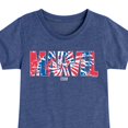thumbnail image 3 of Marvel - Tie Dye - Toddler And Youth Girls Fitted Short Sleeve Graphic T-Shirt, 3 of 5