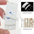 thumbnail image 3 of Window Locks for Horizontal Sliding Windows Child Safety Zinc Alloy White 2 Sets, 3 of 8