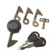 thumbnail image 2 of Kit de cerradura de maletero trasero de motocicleta con 2 llaves para reparación de motocicletas universal, 2 of 9