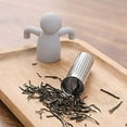 thumbnail image 4 of Prichor Tea Infuser for Loose Leaf Tea Cute Tea Strainer Ball Stainless Steel Extra Fine Mesh Tea Steeper Filter for Cup Mug Silicone Handle Grey, 4 of 8