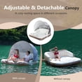 thumbnail image 2 of Flotador de piscina Giantex de Canopy Island con sombrilla para adultos, 2 of 8