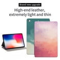 thumbnail image 2 of ELEHOLD for iPad mini 5/mini 4 7.9 inch 2019/2015 Colorful Case, Slim Lightweight Smart Auto Sleep/Wake Stand Stripe Non-Slip Shockproof Watercolor Painting Style Case,Autumn Yellow, 2 of 6
