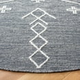 thumbnail image 3 of SAFAVIEH Kilim Phelim Tribal Area Rug, Charcoal/Ivory, 6' x 6' Square, 3 of 8