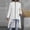 White, variant on Womens Fall Long Cardigan Sweater Open Front Duster Hooded Cardigan with Pockets Halloween Fall