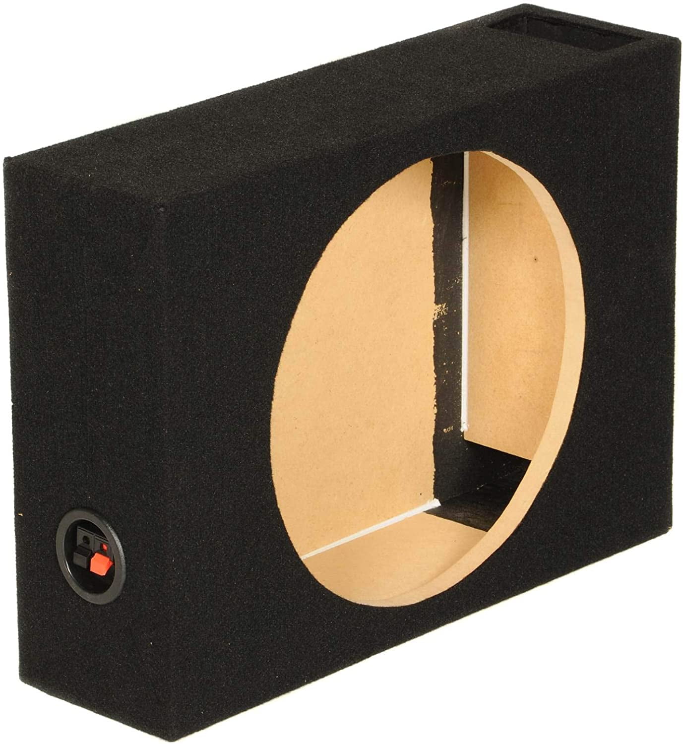 Qpower QSHALLOW112V Single 12" Shallow Vented Woofer Box 