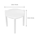 thumbnail image 4 of 200pcs Pizza Saver Stand White Plastic Tripod Stack Fixing Rack Pizza Holder, 4 of 8