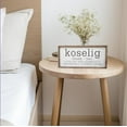thumbnail image 4 of Koselig Sign Norwegian Gift Scandinavian Home Decor Style Norge Wall Art Anthropologie Viking Norway Kos Nordic Cultural Painting Definition 6x12 inches, 4 of 7