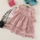 thumbnail image 2 of 3-8 años otoño chico Rosa manga larga flor niñas Vestido de encaje niños boda cumpleaños fiesta Vestido niños invierno ropa 4T Gao Jinjia LED, 2 of 2