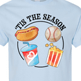 thumbnail image 4 of Inktastic 'tis the Season Baseball and Snacks T-Shirt, 4 of 5