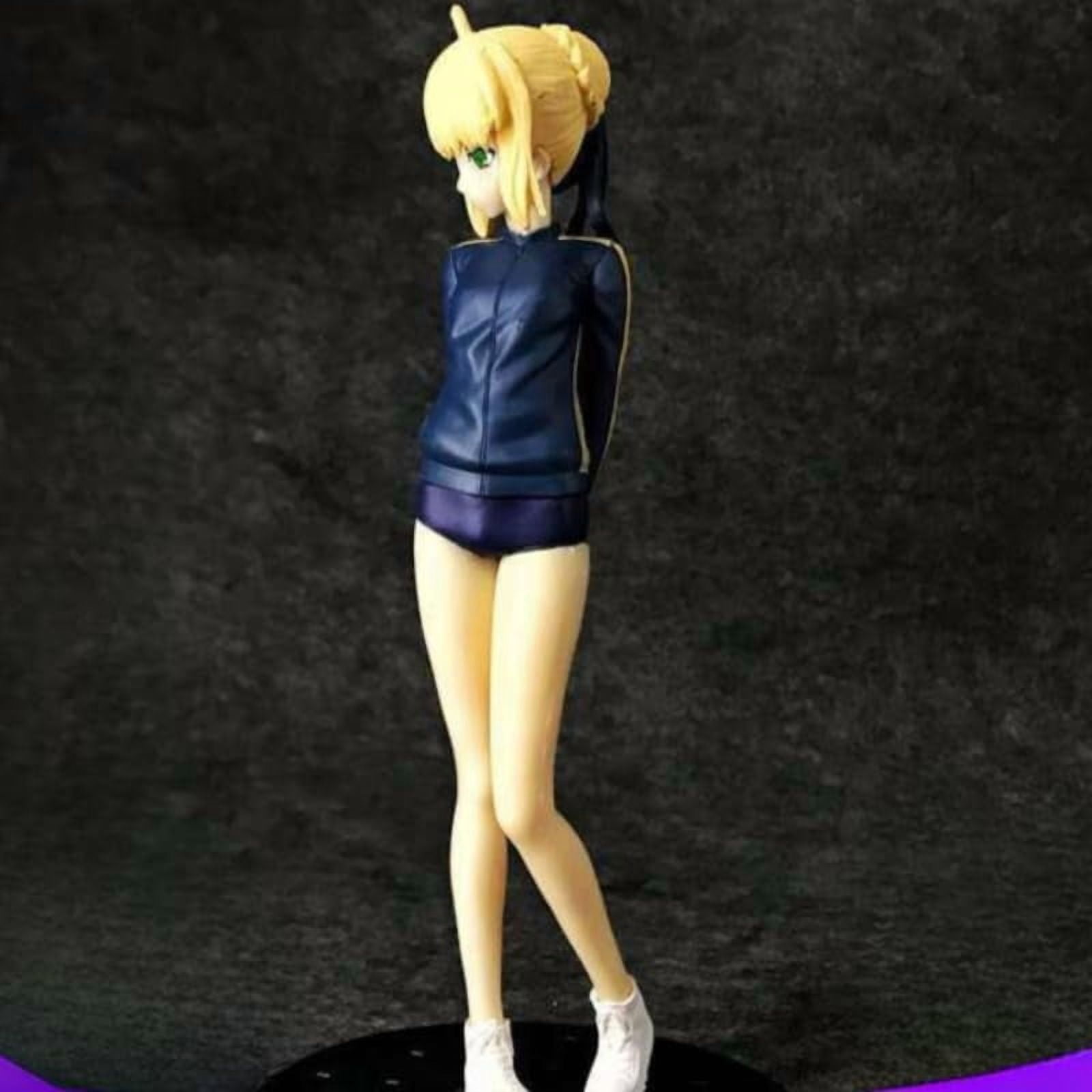 Newly Saber Figure Gymnastics Suit Saber Action Figures 20cm/7.9inch PVC Characters Decorations Collectible Handicrafts Souvenirs for Anime Fans Gifts