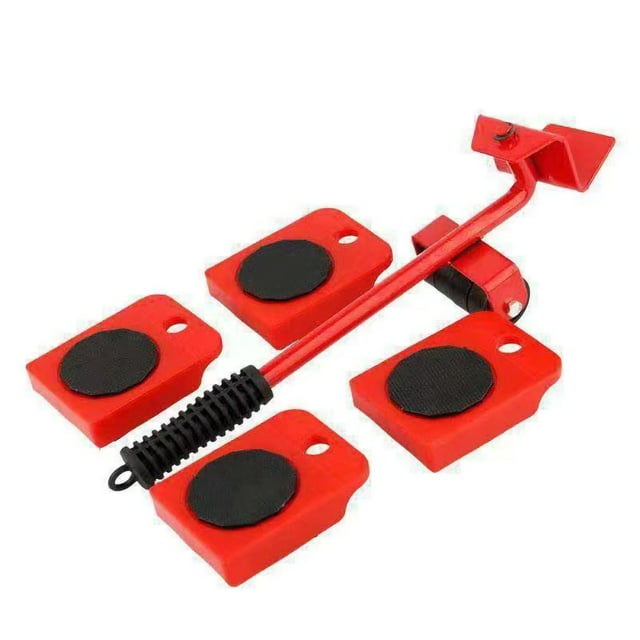 Elevador de muebles triangular resistente de hierro ABS PVC, juego de plataformas móviles para 200 kg de carga, 5 piezas