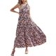 thumbnail image 1 of Vestido Maxi Floral de Un Hombro para Mujer PRETTYGARDEN Talla M, 1 of 5