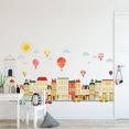 thumbnail image 1 of Pegatinas de pared de ciudad con globo de coche de construcción, pegatinas decorativas creativas para pared de guardería, habitación de niños con personalidad, 1 of 5