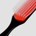 thumbnail image 4 of Cepillo Natural Rizado Negro 9 Líneas D3 Modelo Clásico Cepillo de Viaje Nylon Dellantonvini Mini Ducha Pequeña Peine Plástico Seco Ondulado., 4 of 7