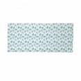 thumbnail image 2 of Watercolor Neck Gaiter, Fallen Blue Leaves, Unisex, Aqua White, by Ambesonne, 2 of 3