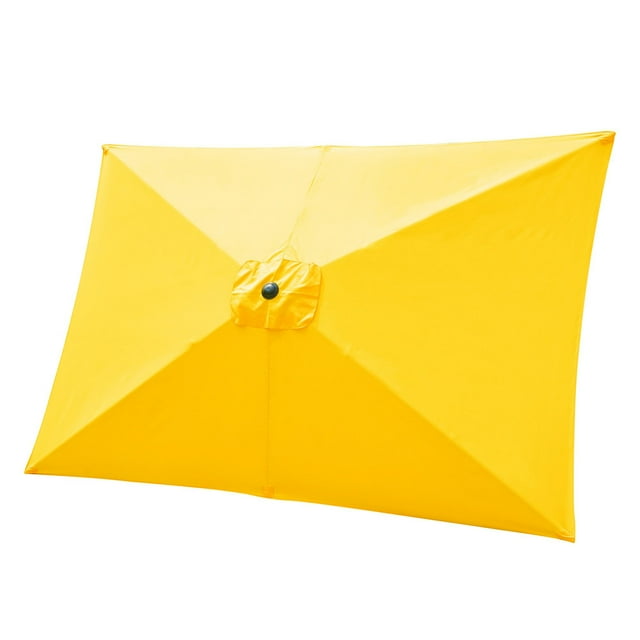 Yescom 10x6ft Universal Replacement Umbrella Canopy Top Cover Patio Beach