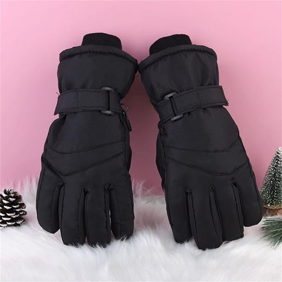 Gants de Noël siminseming Mitaines Gants d'Hiver Extérieur Adultes Hommes Femmes Neige Patinage Planche à Neige Coupe-Vent Chauds Unis Gants de Ski Vêtements Chaussures et Accessoires