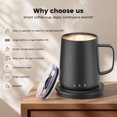 thumbnail image 4 of Taza de café autocalentable inteligente Fexqic con control de temperatura de 420 ml, 4 of 8