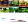 thumbnail image 3 of Stainless Steel Aquarium Straight Tweezers, Colorful Straight  With  Coating Against Rust Extra Long Reptiles Feeding Tongs Tools For AquaticPlants 10.6 Inch, 3 of 8