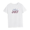 thumbnail image 4 of Camiseta para mujer, ropa ligera de verano, camiseta clásica con cuello redondo para viajes de senderismo XL, 4 of 7