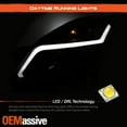 thumbnail image 3 of AKKON - [Black Smoke] Fits 2007-2009 Nissan Altima Sedan LED Light Bar DRL Projector Headlights & Tail Lights, 3 of 7