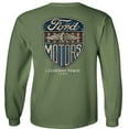 thumbnail image 5 of Fair Game Vintage Ford Motors Long Sleeve Shirt Legendary Power 1903-Military Green-3x, 5 of 5