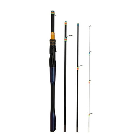 1.8M-2.1M Carbon Fiber Multi-Section Lure Fishing Rod M Tune Spinner/Casting Discoloration