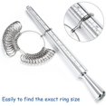 thumbnail image 3 of Instrumento de masurare a marimii inelelor, Metal, Argintiu, 3 of 4