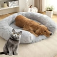 thumbnail image 4 of SPOORYYO Winter Warm Pet Bed Dog Kennel Cushion, Soft Mat for Cats and Dogs, Gray, 4 of 6