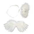 thumbnail image 1 of Alas y diademas para muñecas DIY, adorables adornos para disfraz de muñeca, accesorios para vestir Blanco, 1 of 9