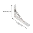 thumbnail image 2 of GOOHOCHY  Shelf Bracket Support Triangle Stainless Steel Supports Study Heavy Duty, 2 of 8