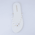 thumbnail image 7 of Cushionaire Women’s Confetti Studded Flip-Flops – Comfortable Thong Sandals with Embellished Straps, Stylish Summer Beach Shoes, Wide Widths Available, 7 of 7