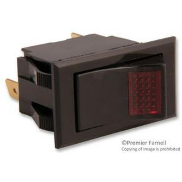 Carling Technologies Ltila516Sblrcnbl Switch Rocker Spst 15A 250V Black