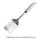 thumbnail image 3 of Espatura Volteador Ranurado Hudson Acero Inoxidable, 3 of 5