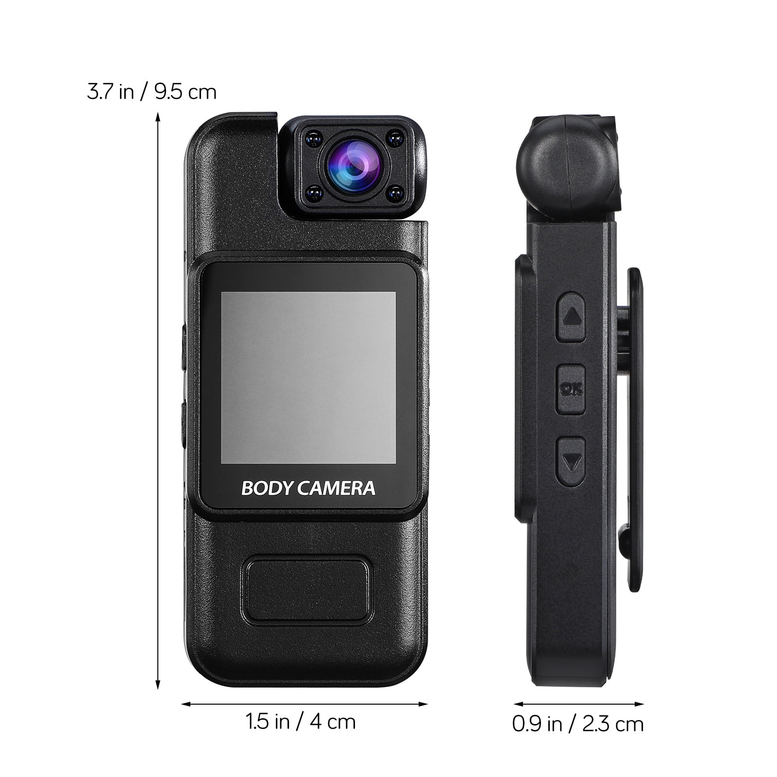 Plagage 4K Body Camera: 4k Clip On Camera with Audio & Video Recording - Wearable Personal Portable Recorder with Night Version & 32G Card