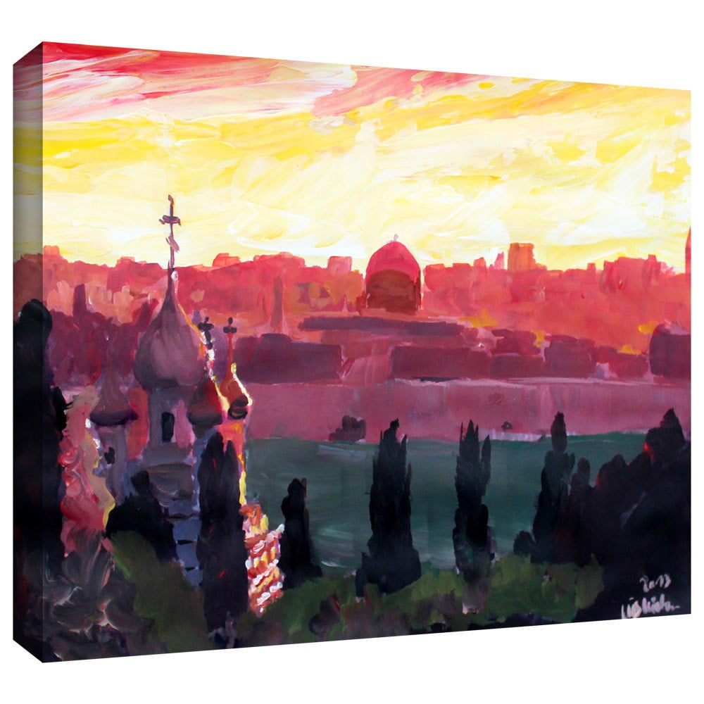 ArtWall Martina And Markus Bleichner "Jerusalem II" Gallery-Wrapped Canvas Art