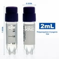 thumbnail image 2 of Cryogenic Vials with Side Bardcode-2.0 ml, Clear Caps, External Thread, 25/Bag, 2 of 2