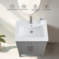 thumbnail image 5 of Vanity Art 24” Single Sink Bathroom Vanity Cabinet with Ceramic Countertop, 5 of 12