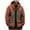 Wine, variant on Men Fall and Winter Raincoats Jackets,Men Waterproof Outdoor Jackets,Outwear Jackets for Men Color Block Long Sleeve Hooded Zip Up Workwear Trekking Jacket