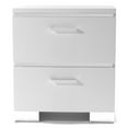 thumbnail image 5 of FOA Quaker Modern 3-Piece White Wood Bedroom Set - Queen + 2 Nightstands, 5 of 8