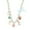 Christmas Holiday Charm Necklace, variant on Betsey Johnson Christmas Holiday Charm Necklace, 15 Inch with 3 Inch Extender, Blue Ribbon